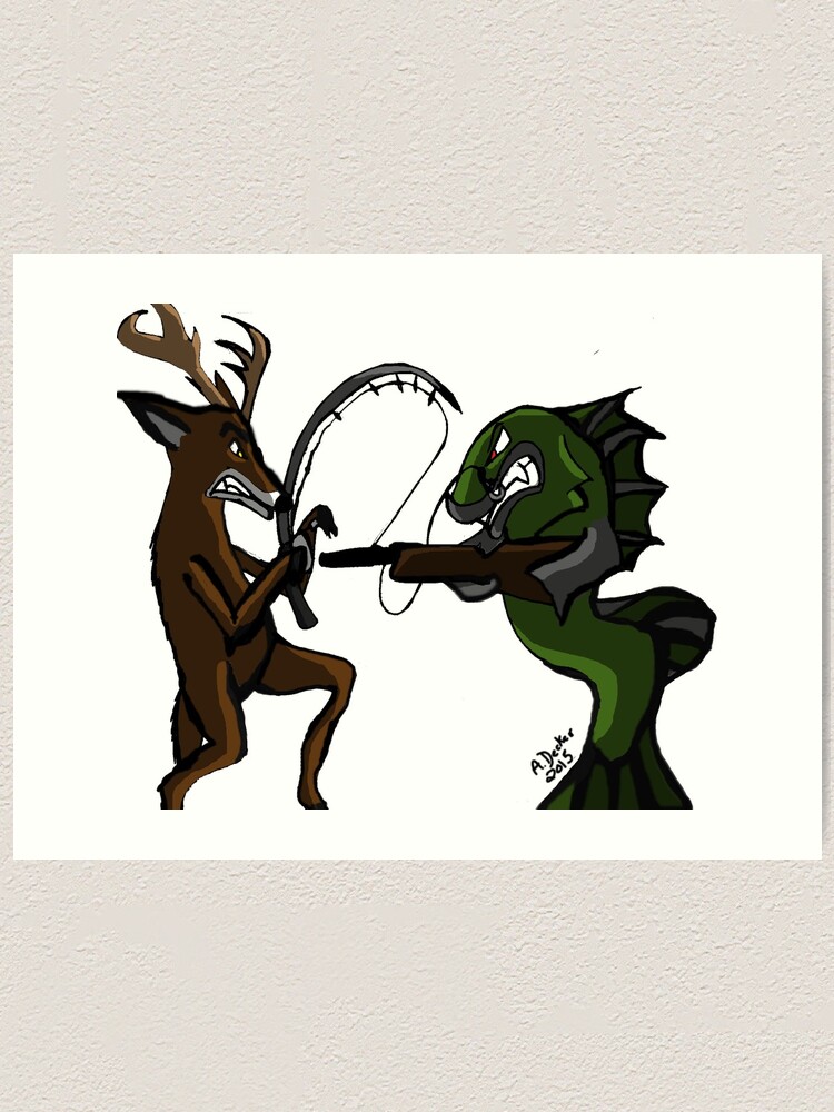 Alternate view of Huntin' an Fishin' Art Print