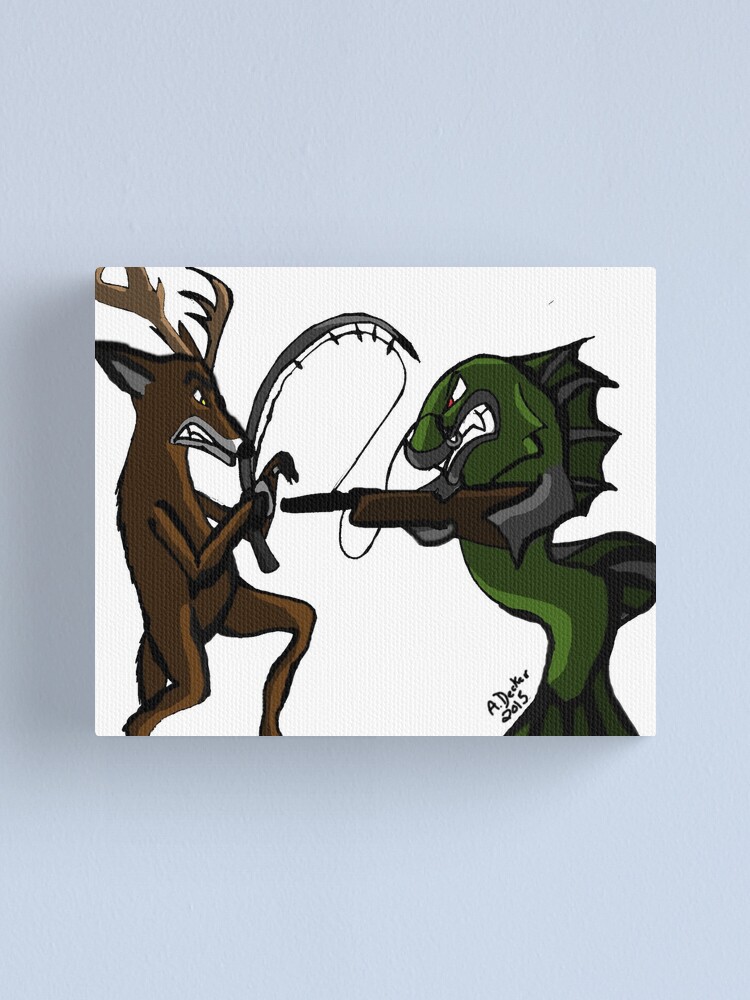 Alternate view of Huntin' an Fishin' Canvas Print