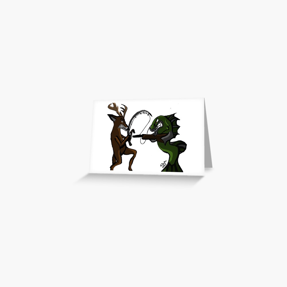 Huntin' an Fishin' Greeting Card