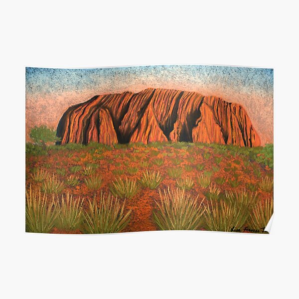 Uluru - Heart of Australia Poster