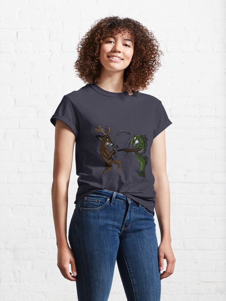Alternate view of Huntin' an Fishin' Classic T-Shirt