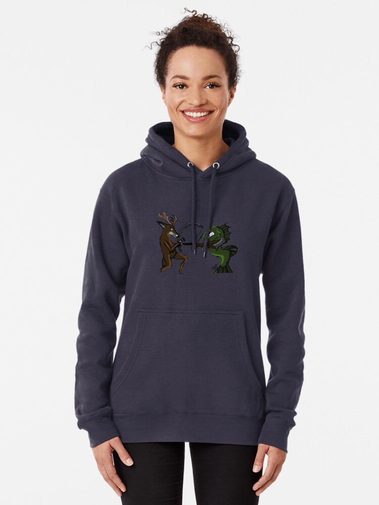 Alternate view of Huntin' an Fishin' Pullover Hoodie