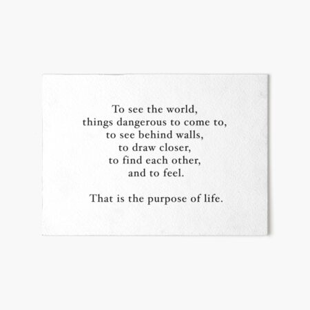 Item preview, Walter Mitty Purpose of Life Quote designed and sold by augierice.