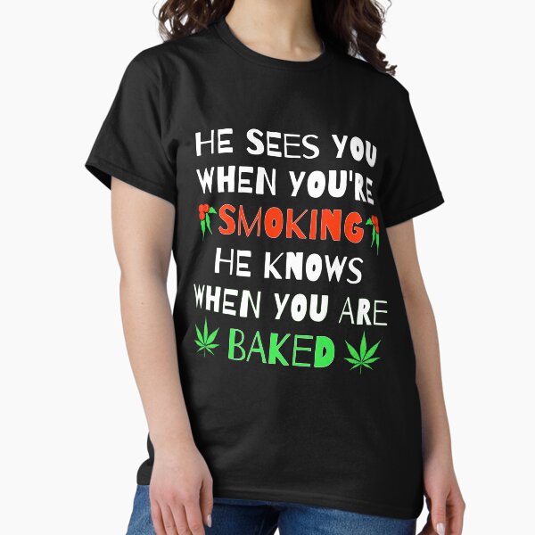Item preview, Weed and Cannabis Smoking 420 Marijuana Christmas  designed and sold by highparkoutlet.