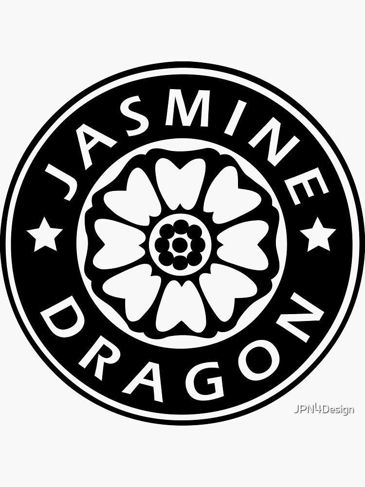 "Jasmine Dragon Tea" Sticker for Sale by JPN4Design Redbubble