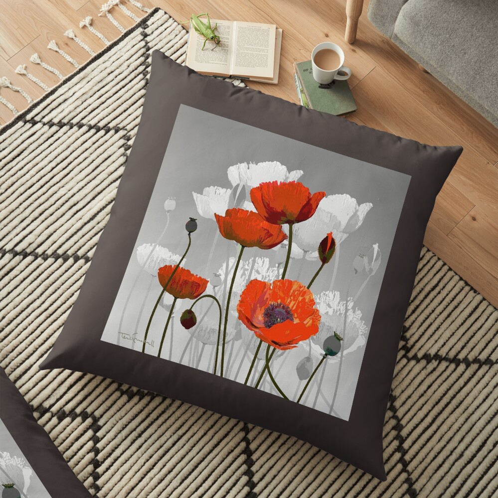 POPPIES Floor Pillow
