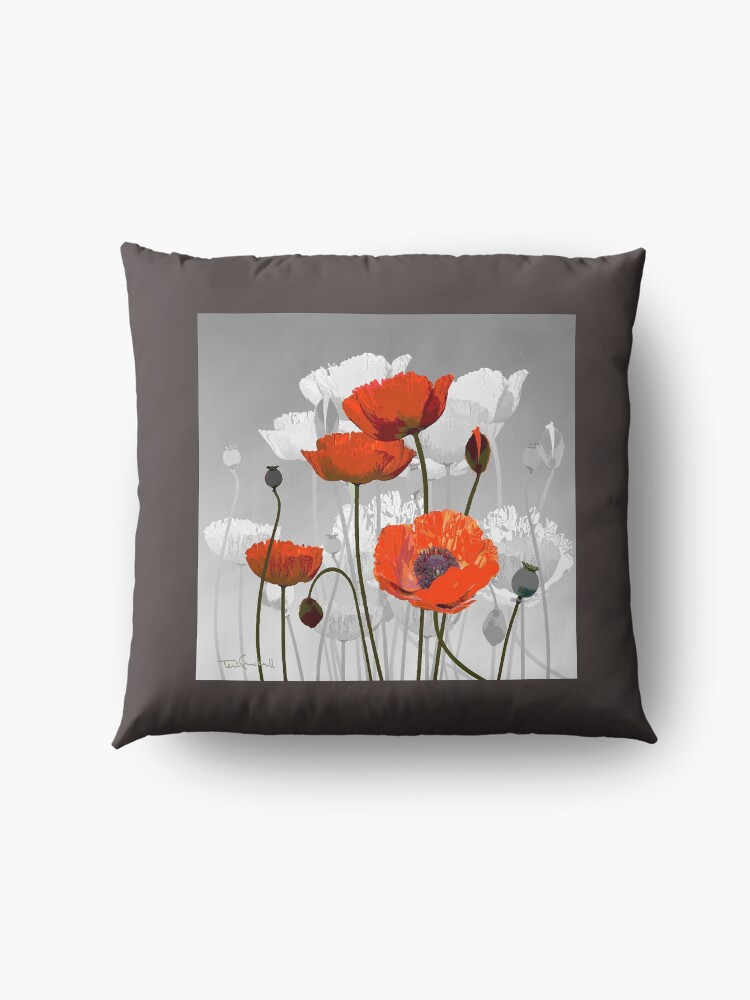 Alternate view of POPPIES Floor Pillow