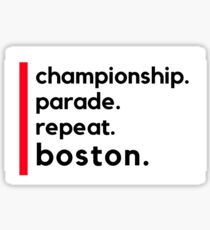 Title Town Boston Sticker