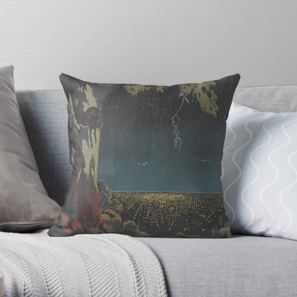 The lights of Adelaide from the Mount Lofty Ranges, circa 1935 Throw Pillow