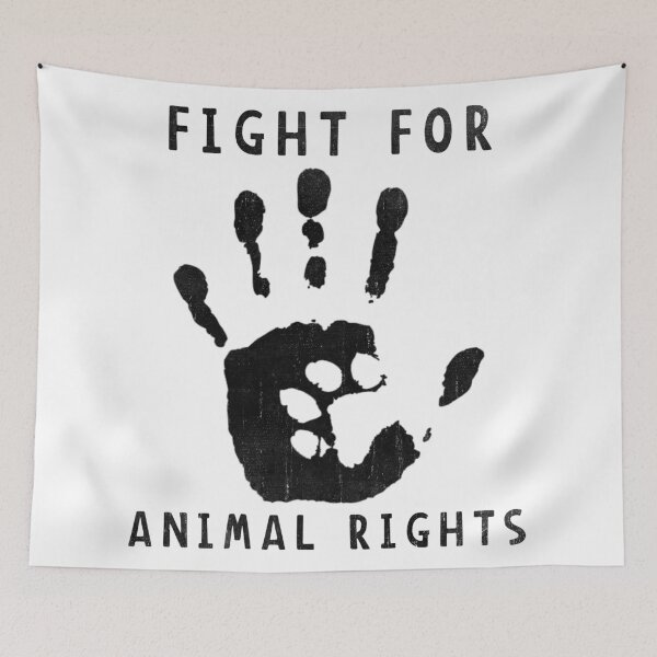 Item preview, Fight For Animal Rights designed and sold by DuringSibling.