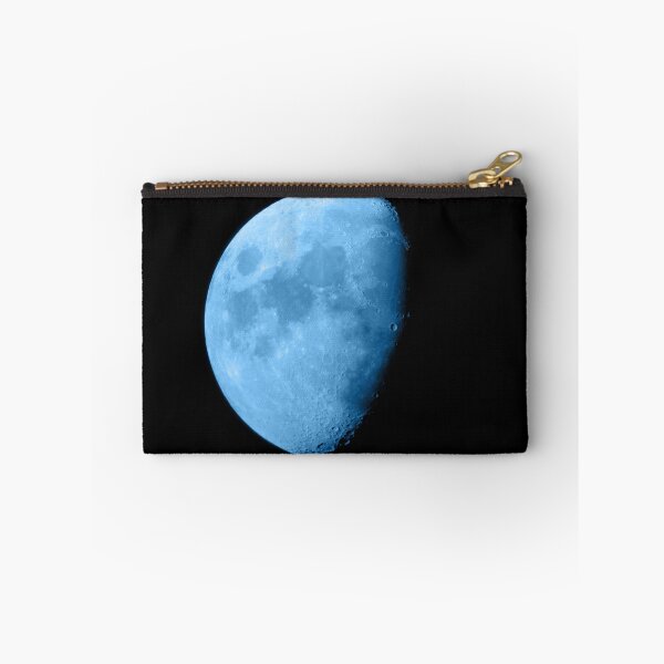 Item preview, 4K Dark Side of the Moon Ice Blue // Picture of the Moon and its Craters with a High Definition Camera  designed and sold by catbyrdcolorado.