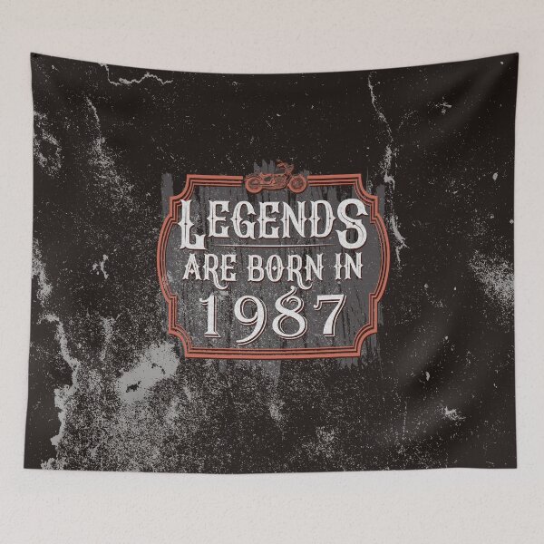 Item preview, Legends Are Born In 1987 designed and sold by RainbowCrazyFox.