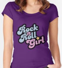 Rock n' Roll Girl Women's Fitted Scoop T-Shirt