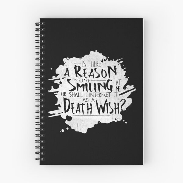 Item preview, Death Wish Quote designed and sold by DuringSibling.