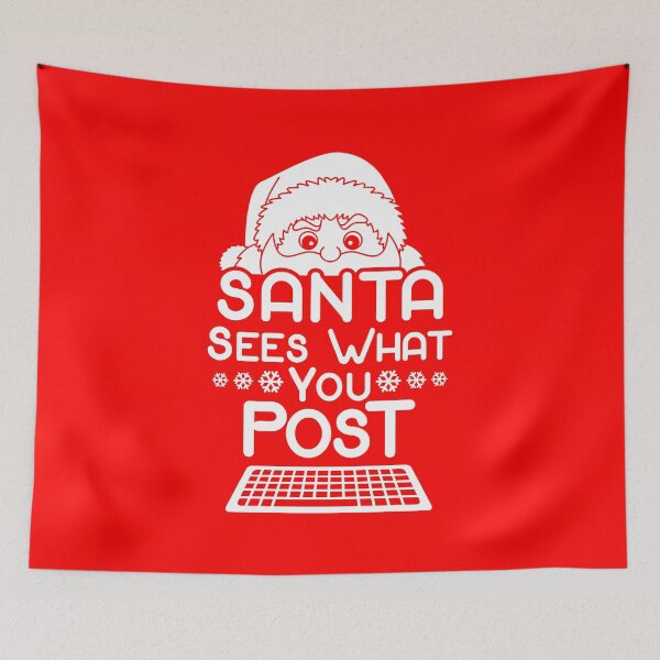 Item preview, Funny Santa Claus Social Media Christmas Meme designed and sold by BoggsNicolasArt.
