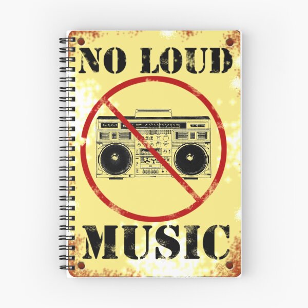 Item preview, No Loud Music Sign designed and sold by btphoto.
