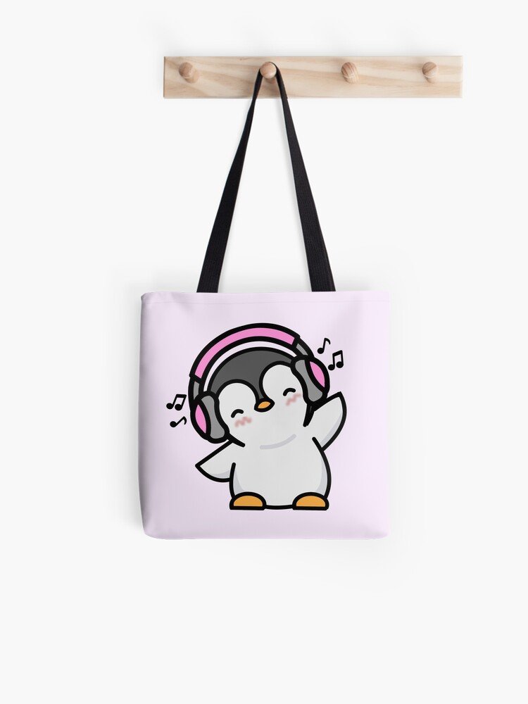 Cute Duffle Bag- Penguin Pattern Tote Bag For Teens