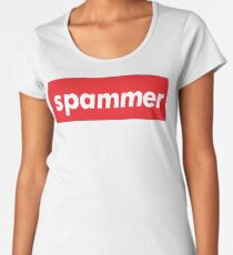 Spammer Continuously Pulling The Trigger Gamer Women's Premium T-Shirt