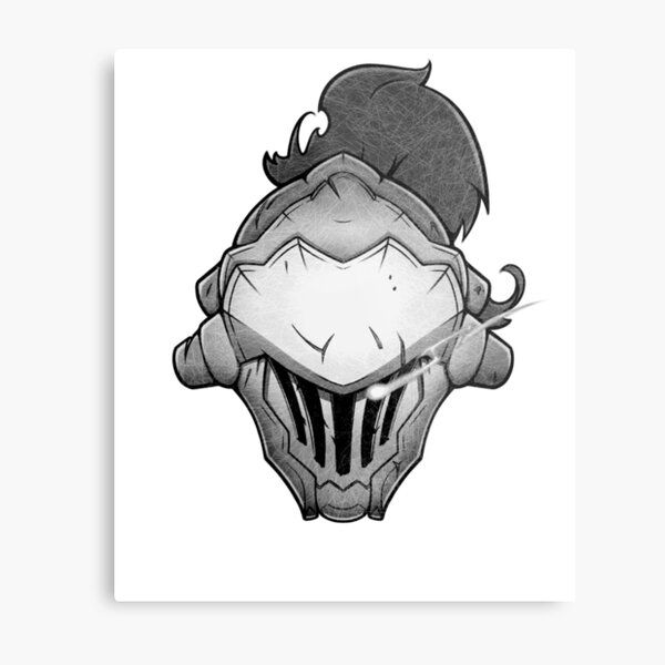 Goblin Slayer Helm Metal Print