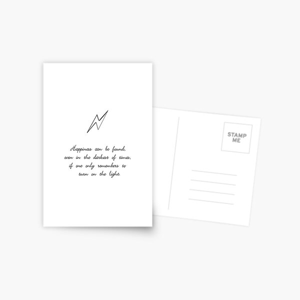 Sie können Glück finden Postkarte