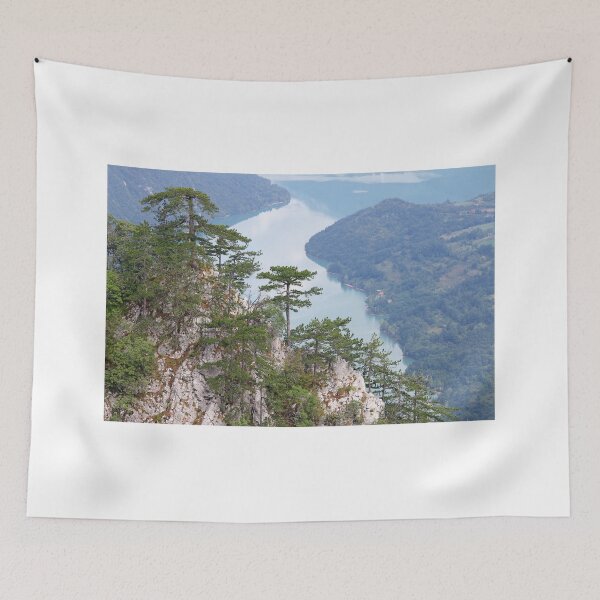 Item preview, pine trees on Tara mountain landscape designed and sold by goceris.