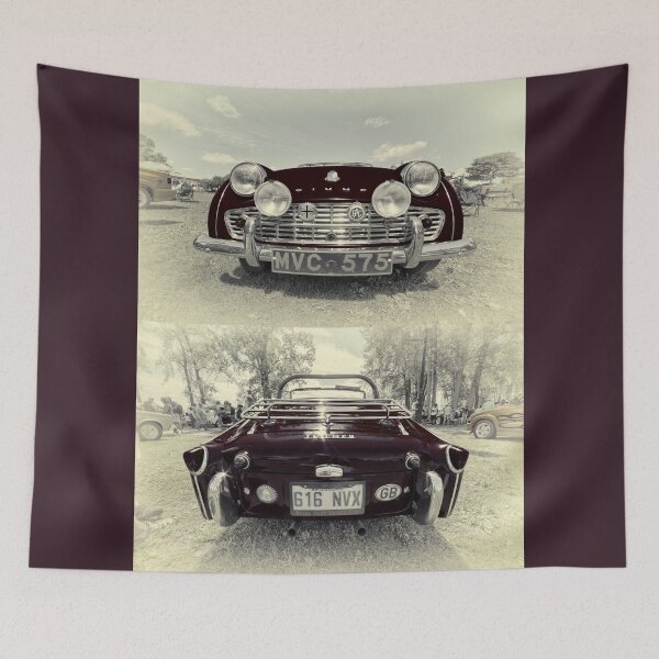 Item preview, TRIUMPH TR3 FRONT-BACK designed and sold by LeNumerimagiste.