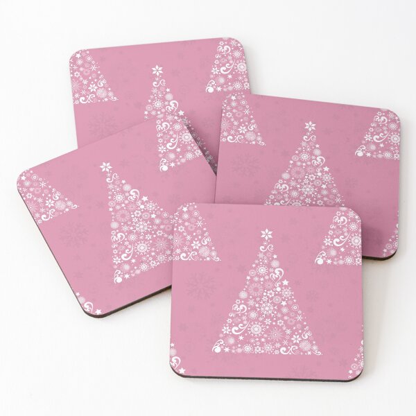 Item preview, pink christmas tree designed and sold by Gossip Rag.
