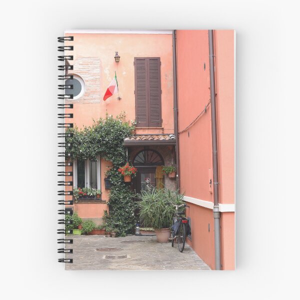 Item preview, Street and old houses Rimini Italy designed and sold by goceris.