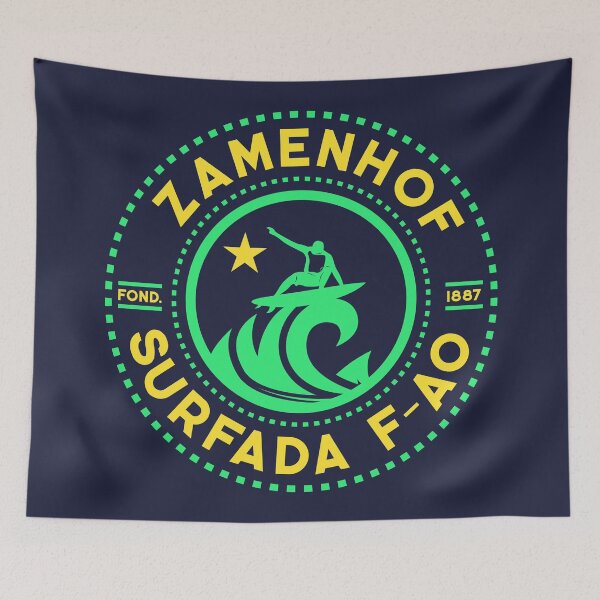 Item preview, Zamenhof Surfada F-ao - Zamenhof Surfing Co. in Esperanto designed and sold by jonizaak.
