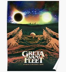 The top saliing Greta Cover new album Van Fleet Anthem of the pecadeful army Poster