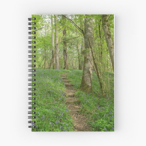 Item preview, Steps through a bluebell wood designed and sold by Judi Lion.