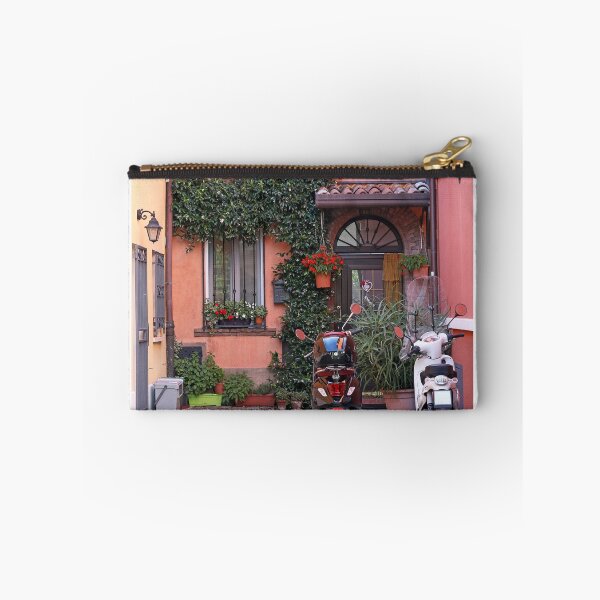 Item preview, old house with Italian flag and scooters Rimini Italy designed and sold by goceris.