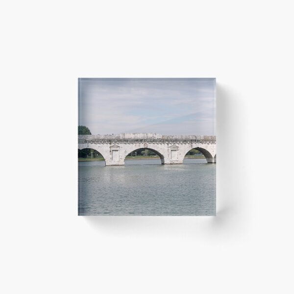 Item preview, old stone Tiberius bridge Rimini Italy designed and sold by goceris.