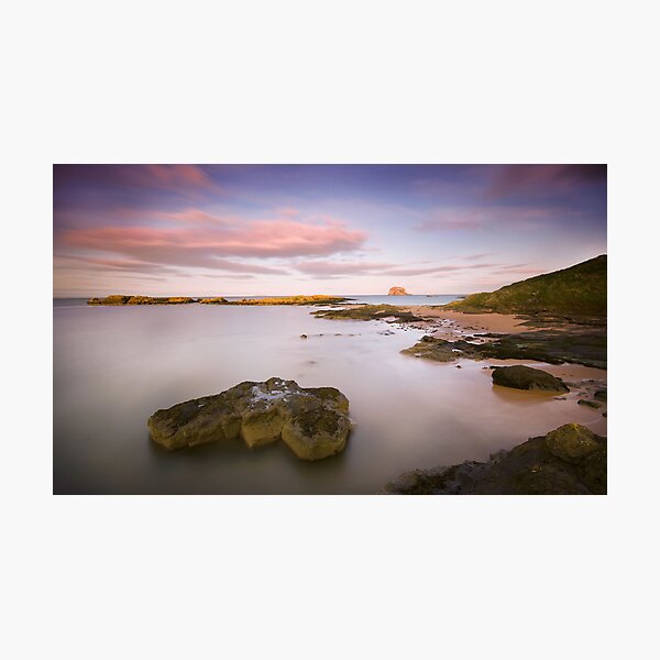 Item preview, Last light on the Bass Rock designed and sold by bluefinart.