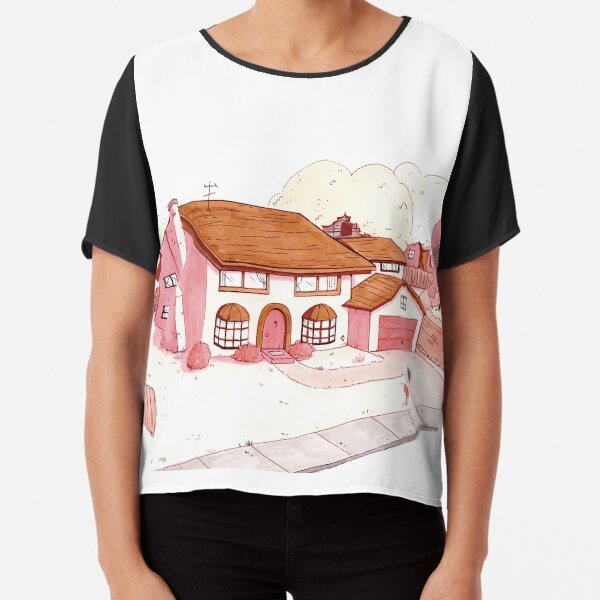 Fanart casa de los Simpson by heleacla Blusa