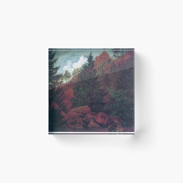 Item preview, Rocks in the Harz Mountains (Caspar David Friedrich) designed and sold by ArtHistorical.