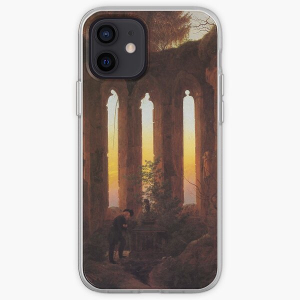 Abendliche Ruinen (Caspar David Friedrich) iPhone Flexible Hülle