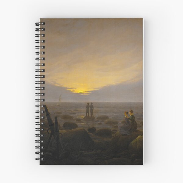 Item preview, Moonrise Over Sea (Caspar David Friedrich) designed and sold by ArtHistorical.
