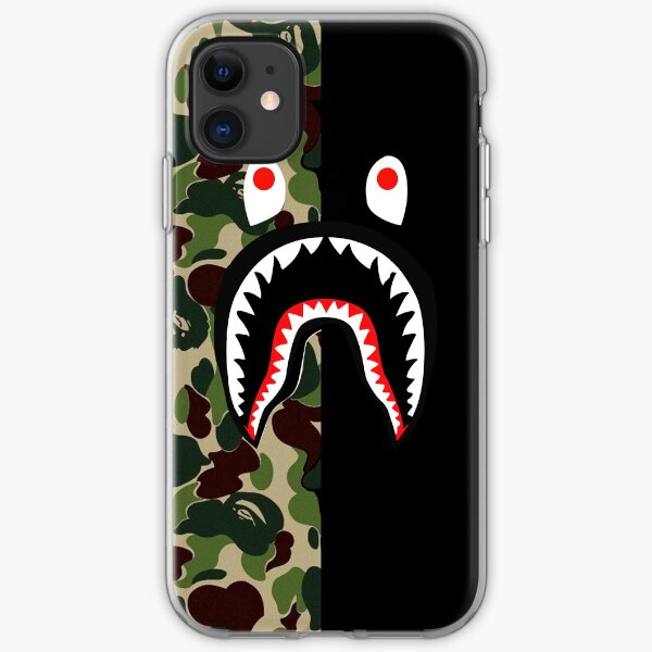 Bape shark black iPhone Soft Case