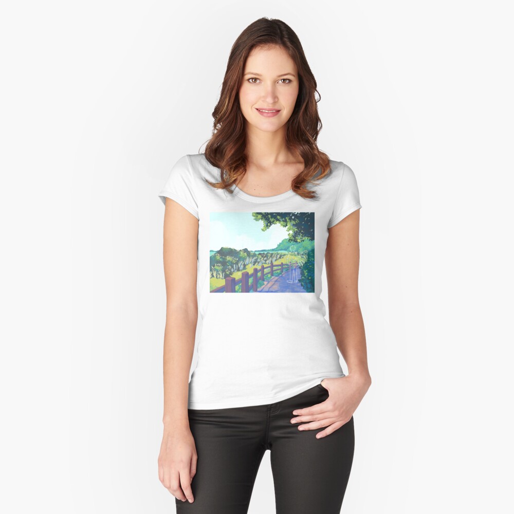 Item preview, Fitted Scoop T-Shirt designed and sold by mienar.