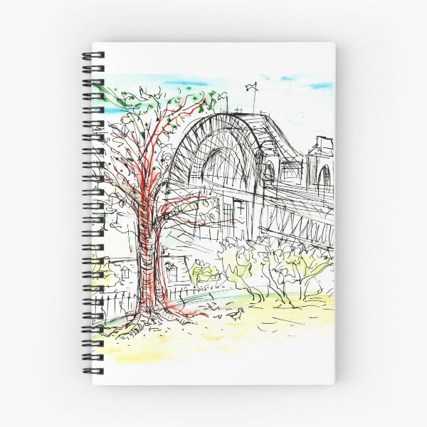 Item preview, Sydney Harbour Bridge on a Summer's Day designed and sold by CeciliaBell.