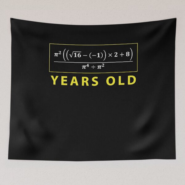 Item preview, Funny 18th Birthday Math Gift 18 Years Old Algebra Equation designed and sold by modernmerch.