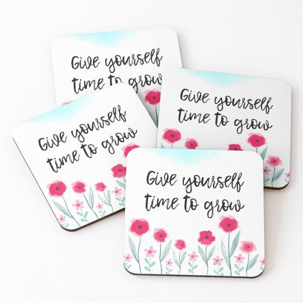 Item preview, give yourself time to grow designed and sold by Spitfire July Doodles.