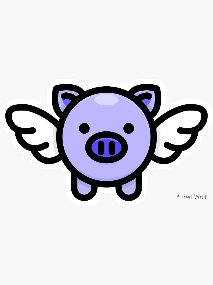 When Pigs Fly: Blue by redwolfoz
