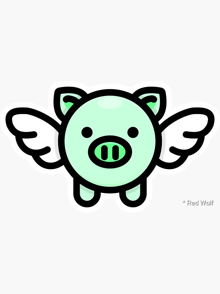 When Pigs Fly: Green by redwolfoz
