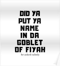 Goblet Poster