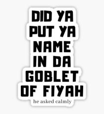 Goblet Sticker