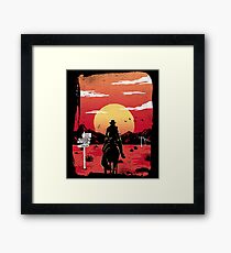 Way to nowhere Framed Print