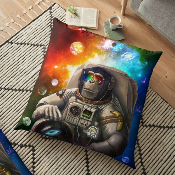 SPACE MONKEY Floor Pillow