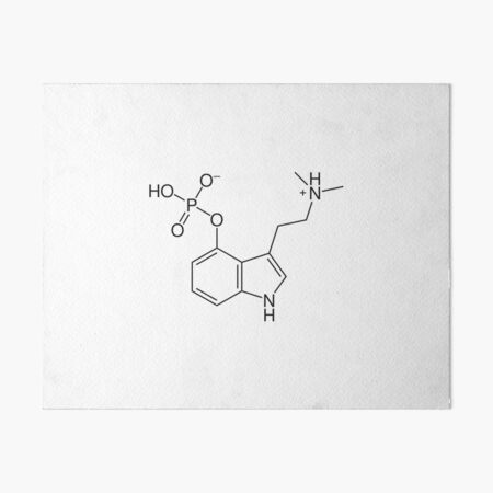 Psilocybin Molecule Art Board Print